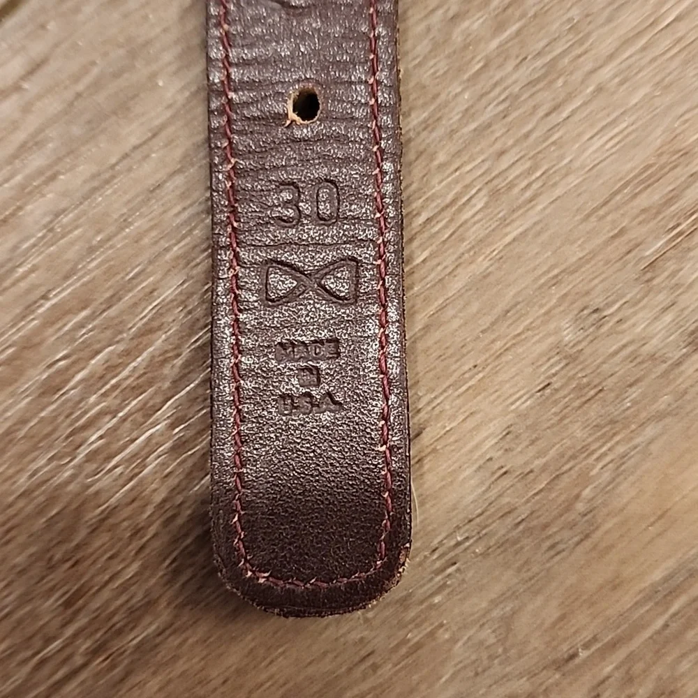 Vtg Trafalgar Ribbon Belt Golf Clubs Classic Preppy Country Club Men's size 30
